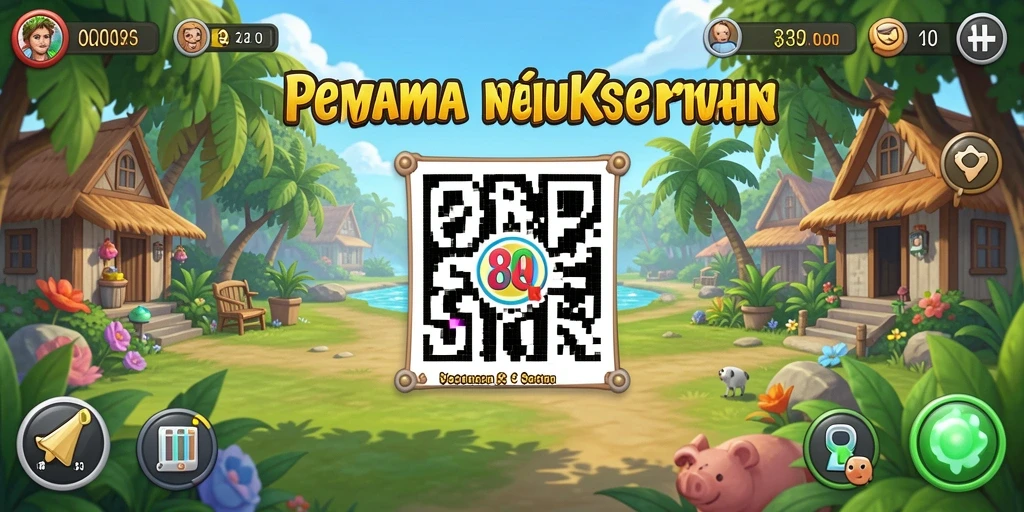 Tampilan gameplay menarik dalam 8QR dengan berbagai tantangan.