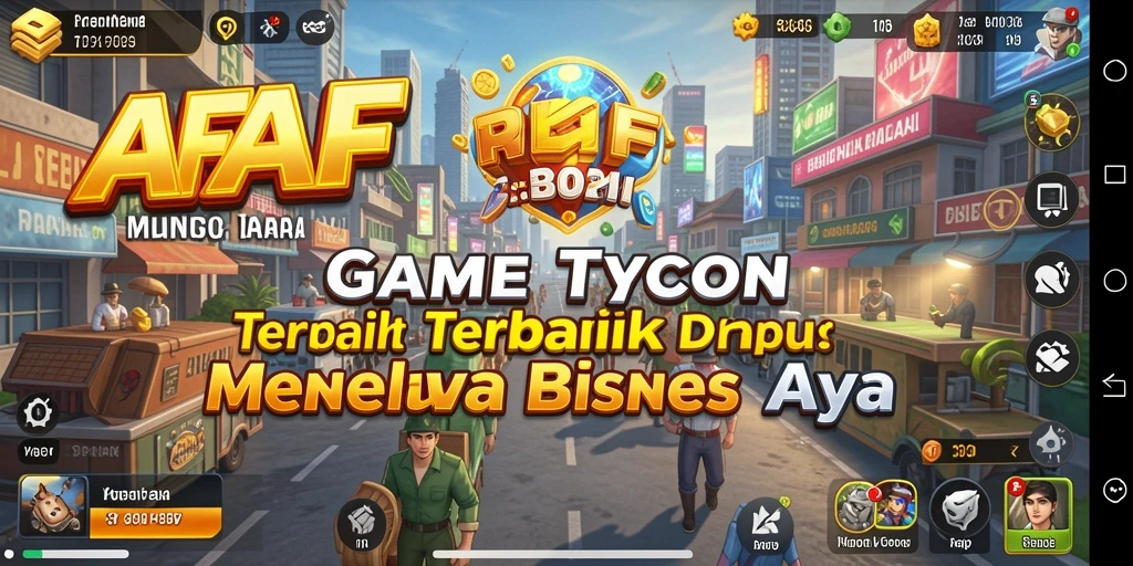 Tampilan gameplay AFAF yang seru dan menarik dalam dunia Tycoon.