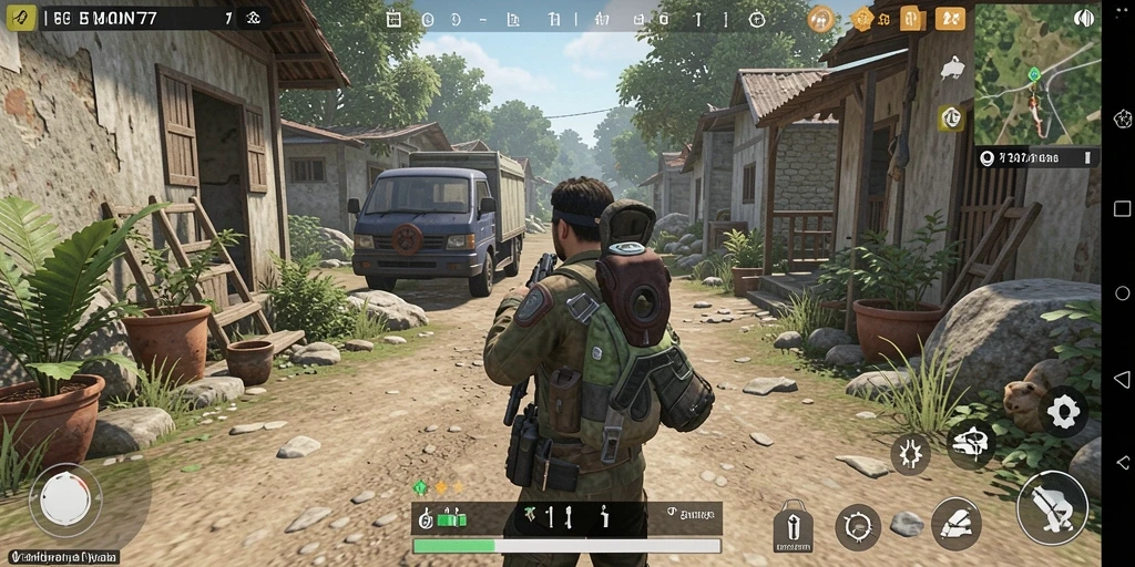 Gameplay EMON77 menampilkan pengalaman simulasi kehidupan yang mendalam dan interaktif.