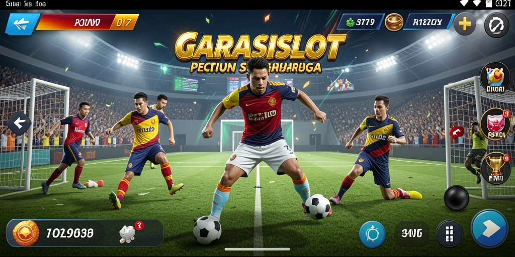 Tampilan seru dari gameplay <strong>GARASISLOT</strong> dengan aksi olahraga yang mendebarkan.