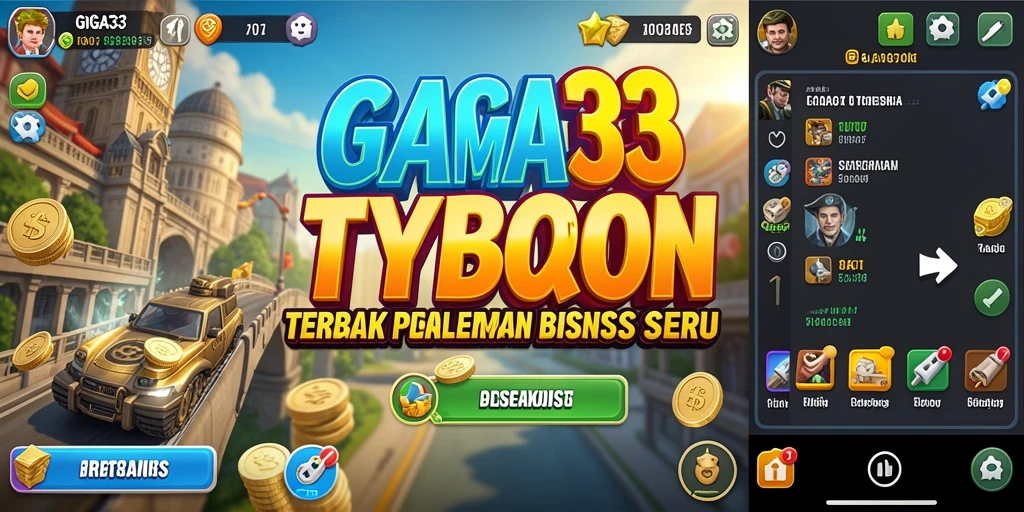 Screenshot menampilkan pengalaman manajemen bisnis dalam GIGA33.