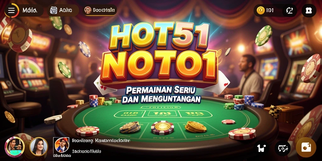 Tampilan gameplay Kasino HOT51 yang seru dan mengasyikkan.