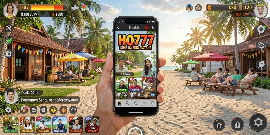 Tampilan menarik dari gameplay HQ777 yang menyenangkan untuk dimainkan.