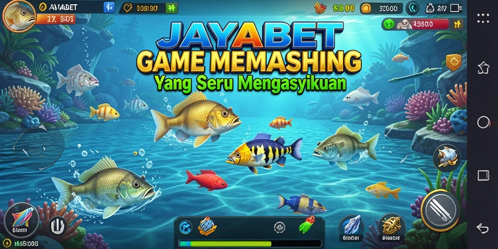 Screenshot gameplay JAYABET yang menampilkan aksi memancing yang seru.