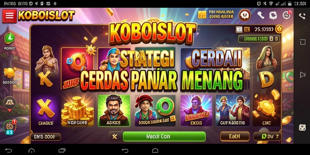 Screenshot gameplay KOBOISLOT menampilkan aksi strategis yang mendebarkan.