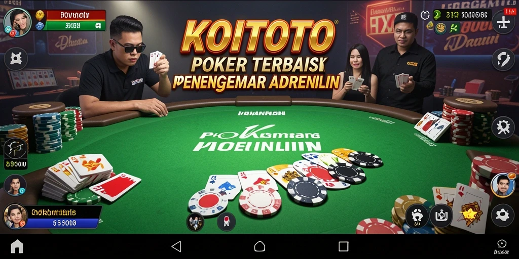 Tampilan gameplay Poker yang menarik di KOITOTO.