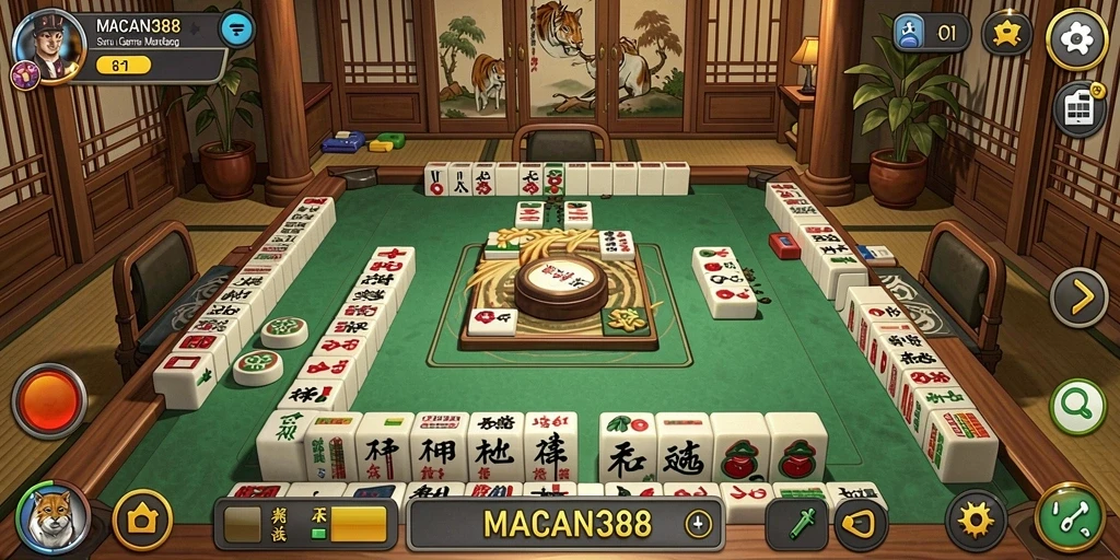 Tampilan gameplay seru dalam MACAN388 yang memukau.