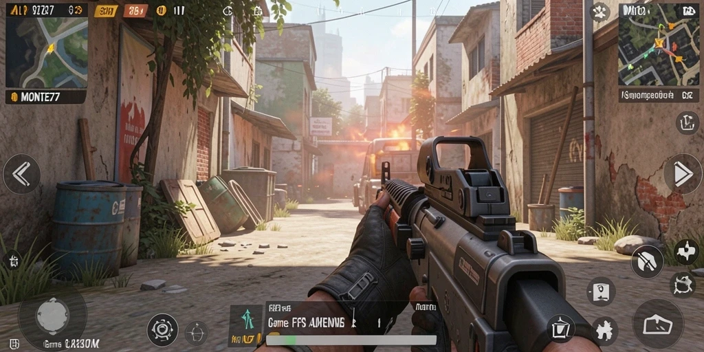 Screenshot gameplay <strong>MONTE77</strong> yang menegangkan dan penuh aksi.