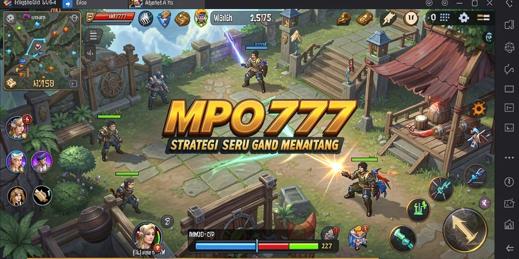 Tampilan gameplay <strong>MPO777</strong> dengan pertarungan strategi yang intens.
