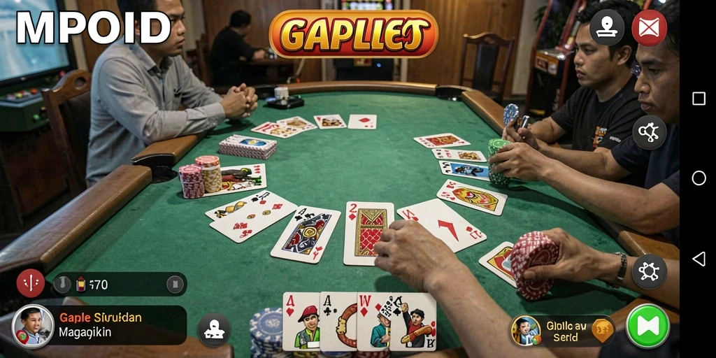 Tampilan gameplay MPOID yang seru dengan pemain aktif.