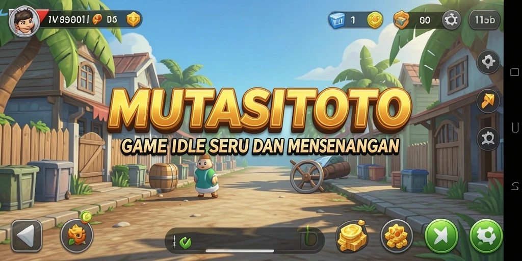 Tampilan gameplay seru MUTASITOTO di layar ponsel.