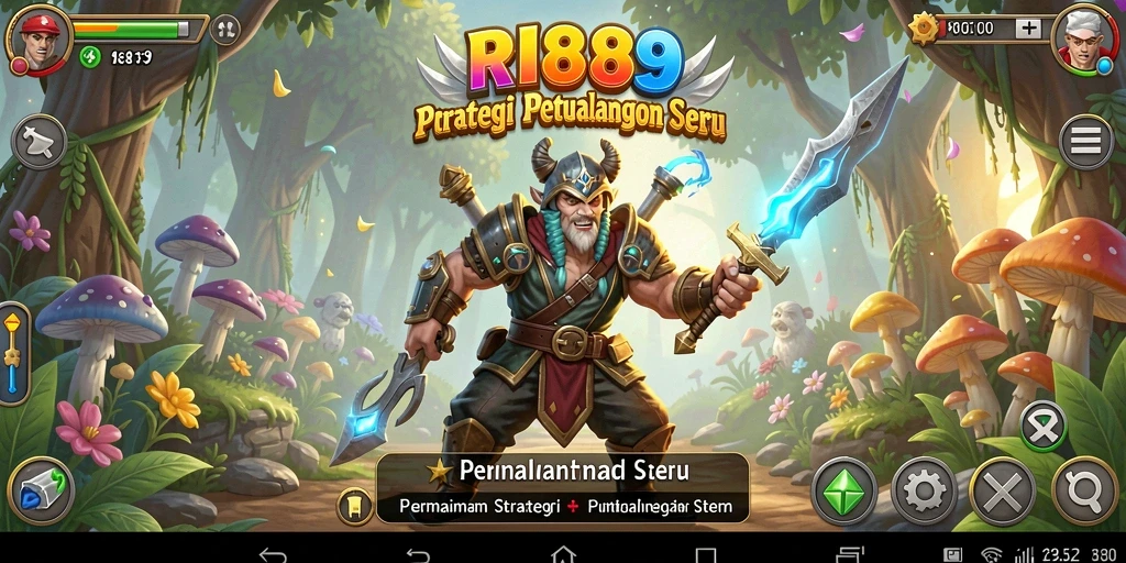 Tampilan menarik dari gameplay SLG yang strategis di RI889.