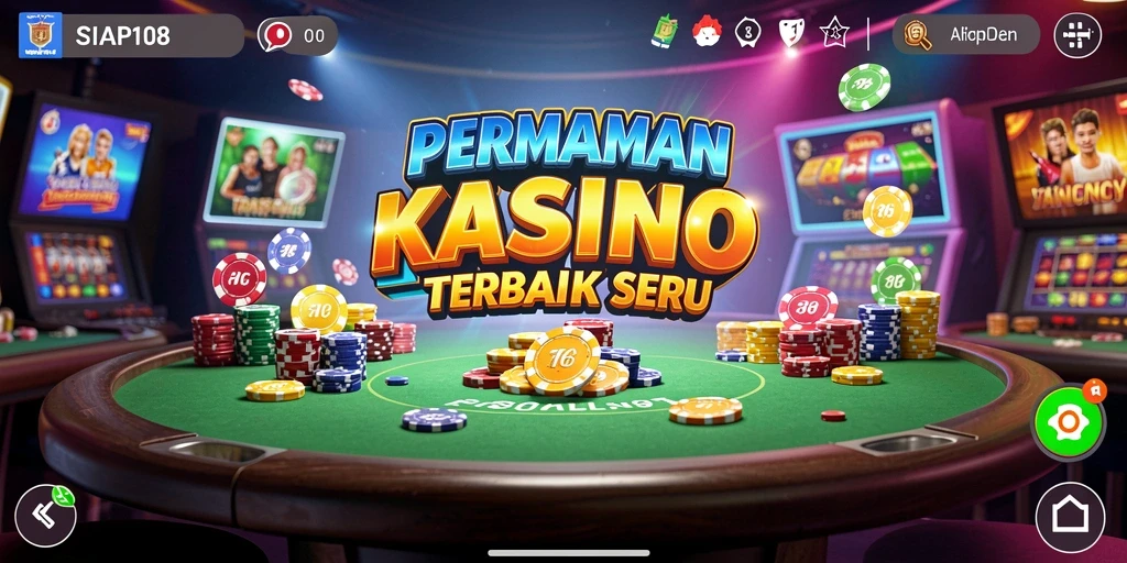 Tampilan gameplay menakjubkan dalam aplikasi Kasino SIAP108.