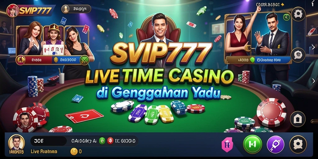 Tampilan gameplay Live Casino yang menegangkan dan interaktif.
